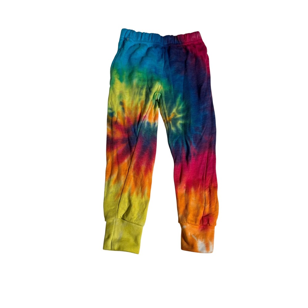 Just Love Kids Sz 4 Sweatpants Tie Dye Pull On Elastic Waist Banded Hem Pockets
